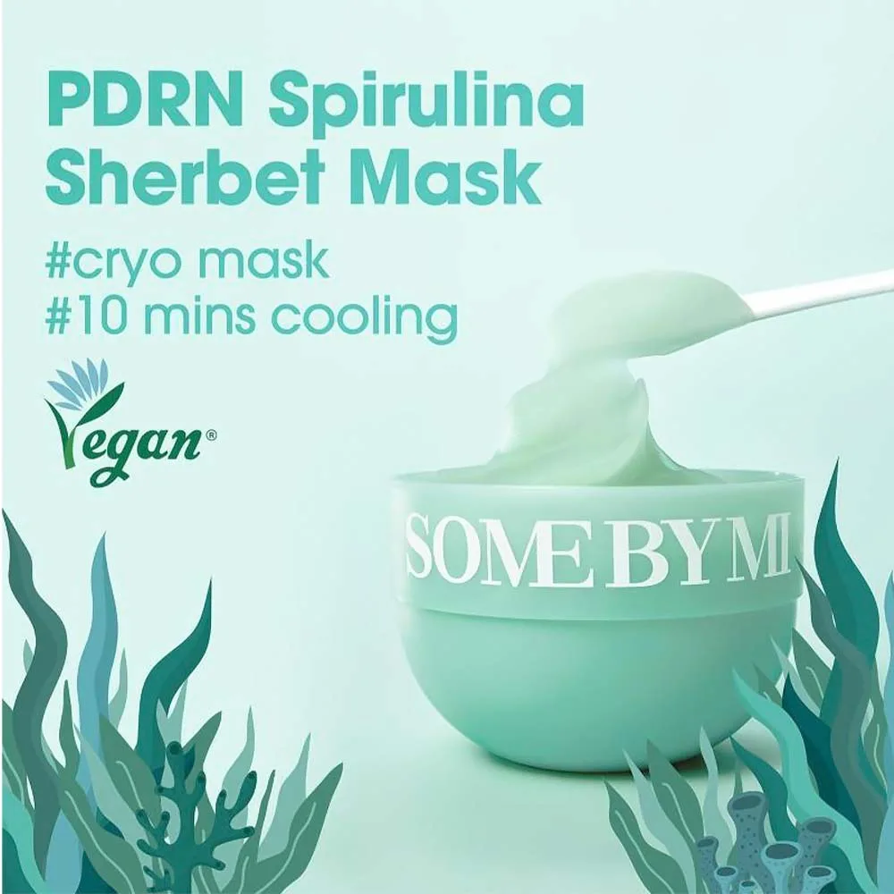 Some By Mi Spirulina PDRN Soothing Sherbet Mask 10 φακελάκια x 1gr Some By Mi Spirulina PDRN Soothing Sherbet Mask 10 φακελάκια x 1gr