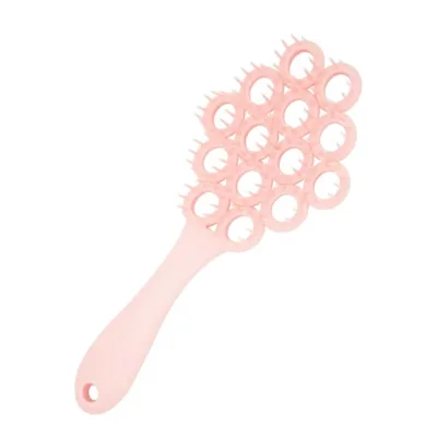D&H Flexible Hair Brush Easy Detangling Βούρτσα Μαλλιών για Εύκολο Ξεμπέρδεμα 24cm Ροζ