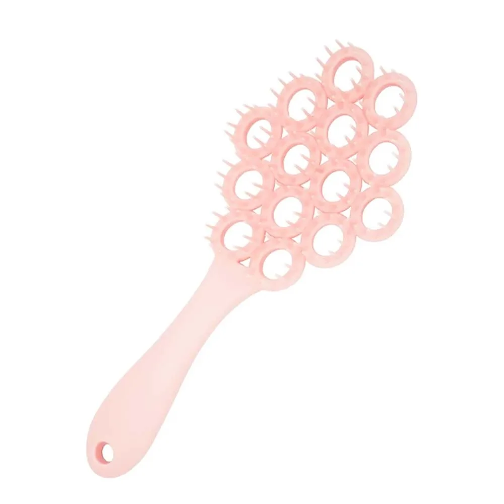 D&H Flexible Hair Brush Easy Detangling Βούρτσα Μαλλιών για Εύκολο Ξεμπέρδεμα 24cm Ροζ