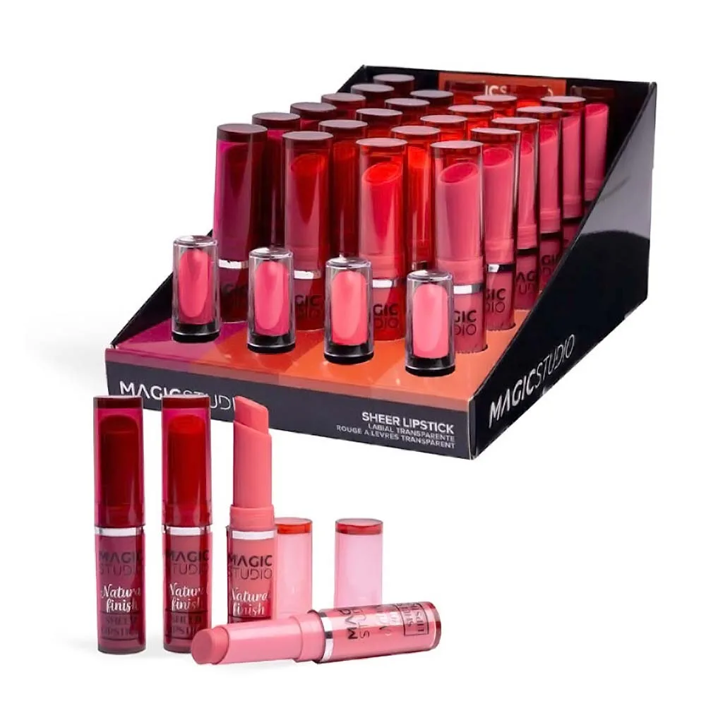12281-c IDC Magic Studio Sheer Transparent Lipstick Ενυδατικό Ημιδιάφανο Κραγιόν 2,5gr