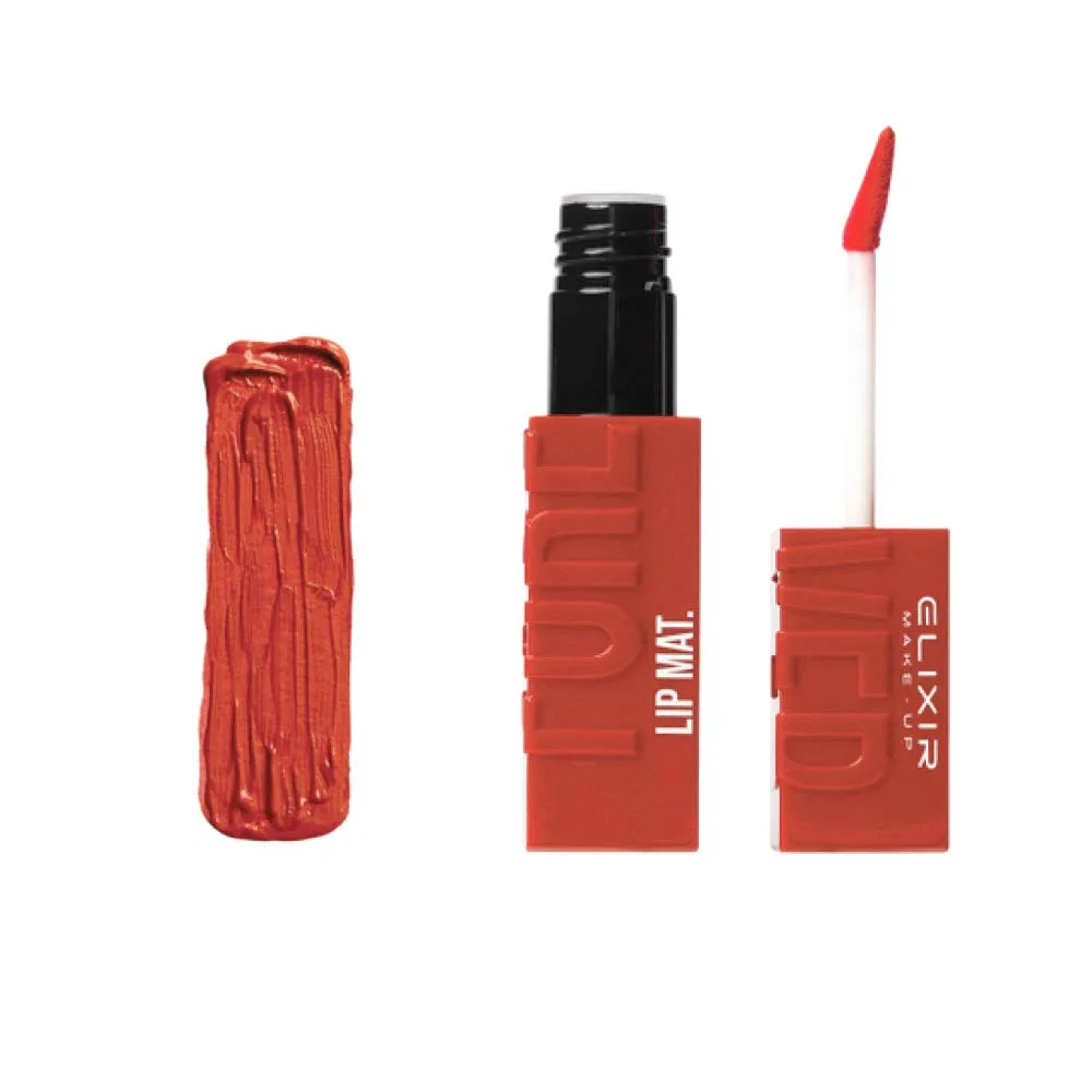 Elixir Forever Liquid Lip Mat Lipstick Ανεξίτηλο Κραγιόν με Πινελάκι 9gr No 215