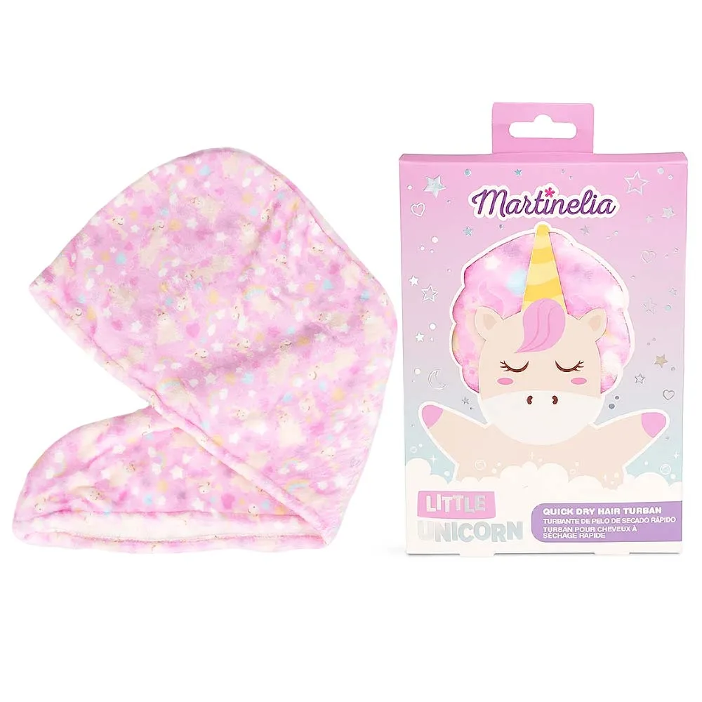 Martinelia Little Unicorn Quick Dry Hair Turban Pink Πετσέτα Για Γρήγορο Στέγνωμα Μαλλιών Ροζ