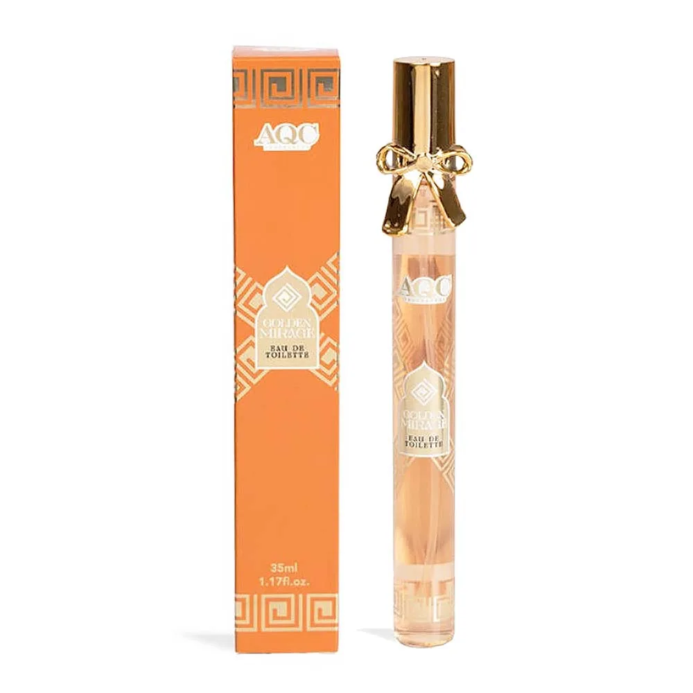 AQC Fragrances Golden Mirage for Women Eau De Toilette 35ml