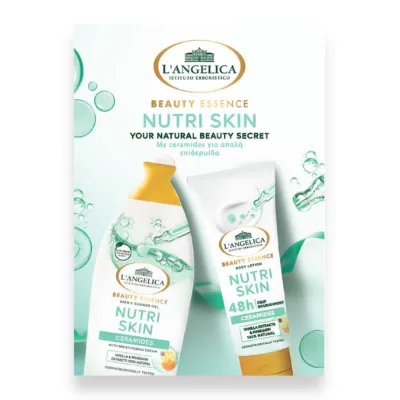 L´Angelica Beauty Essence Body Care Set Nutri Skin Ceramides, Vanilla & Mandarin 2pcs