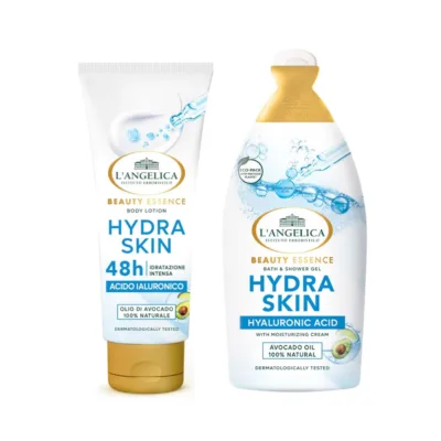 L´ Angelica Beauty Essence Hydra Skin Hyaluronic Acid Body Care Set Avocado Oil 2pcs