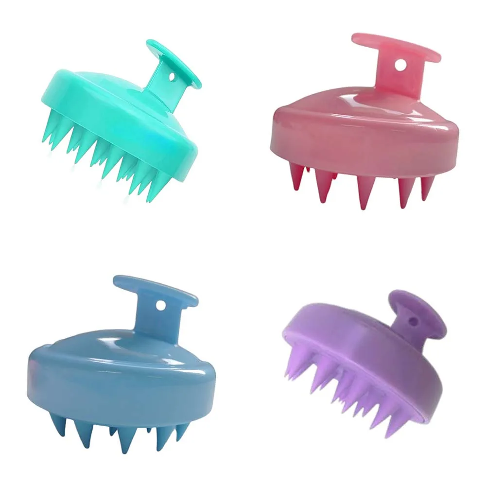 WD Sculp Massager Shampoo Brush Βούρτσα Μασάζ Κεφαλιού Πολύχρωμη