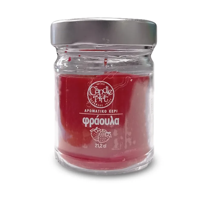 Candle n' Art Φυτικό Αρωματικό Κερί Φράουλα 212ml