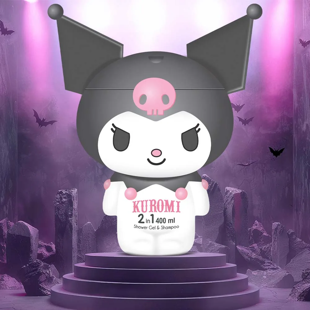 Air-Val Kuromi 2 in 1 Shower Gel & Shampoo 400ml