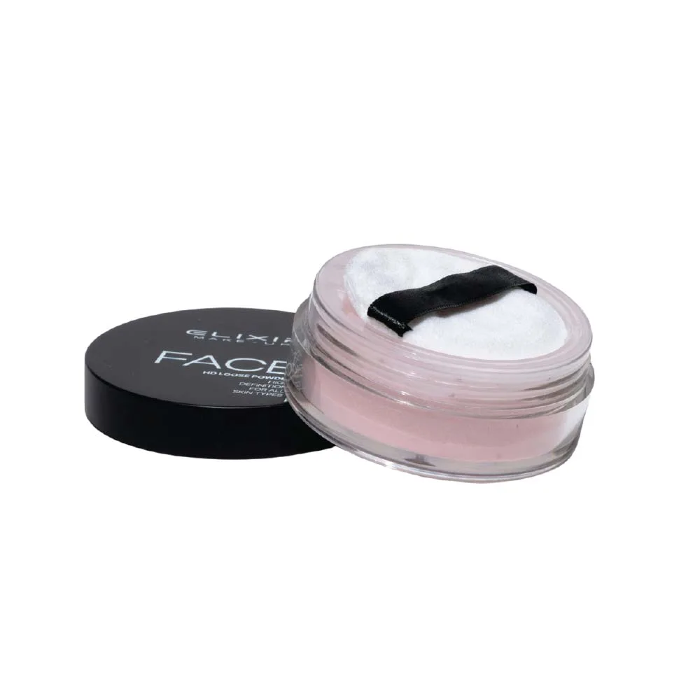 Elixir Face IT HD Loose Powder Pink Ματ Πούδρα Σταθεροποίησης Μακιγιάζ 12g