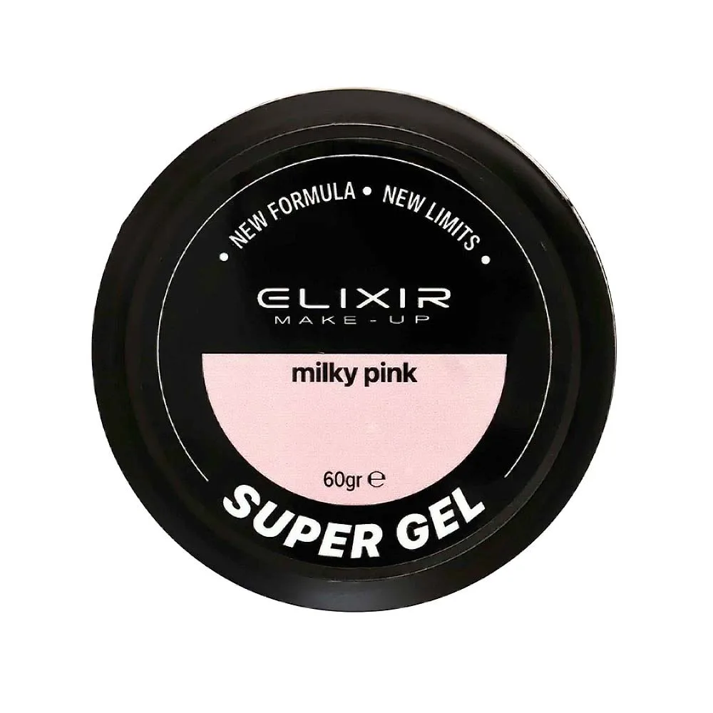 Elixir Super Builder Gel - 909C Milky Pink 30gr