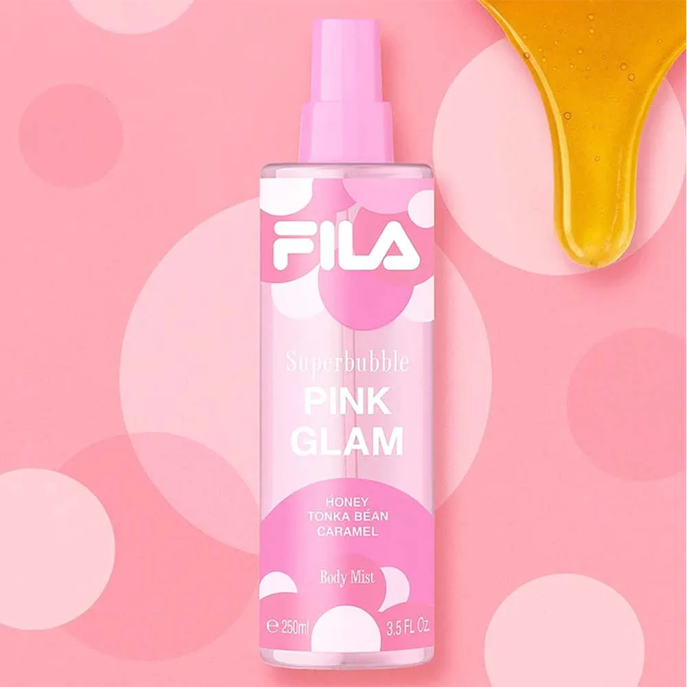 FILA Superbubble Body Mist 250ml Pink Glam